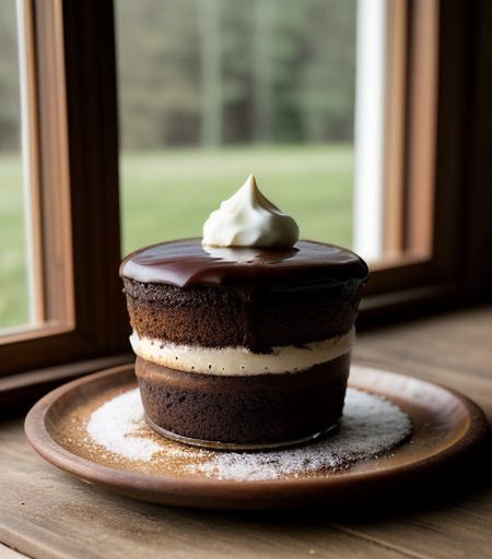 Hot Fudge Pudding (Cake With Sauce. recipe image