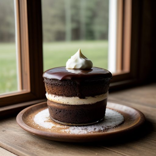 Hot Fudge Pudding (Cake With Sauce. recipe image