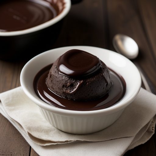 Hot Fudge Pudding With Sauce recipe image