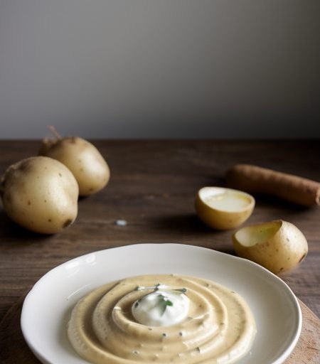 Hot Garlic Mayonnaise With Potatoes-Patatas C recipe image