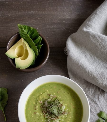 Hot Guacamole Soup recipe image