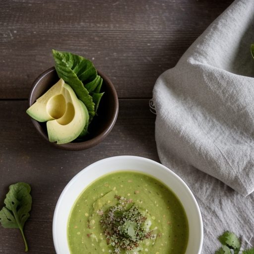 Hot Guacamole Soup recipe image