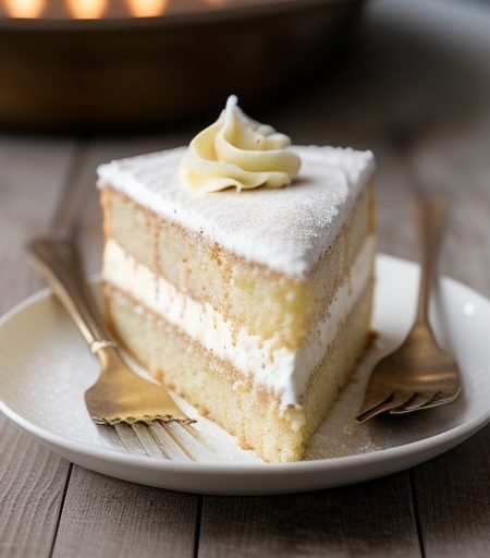 Hot Milk Sponge Cake (Jvb recipe image