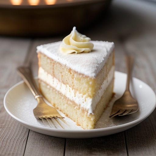 Hot Milk Sponge Cake (Jvb recipe image