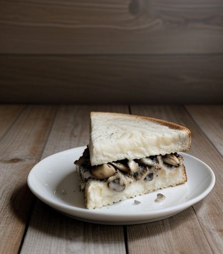 Hot Mushroom Sandwich Filling recipe image