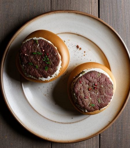 Hot N Spicy Beef Burgers recipe image