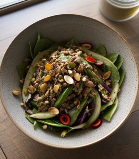 Hot Oriental Salad recipe image