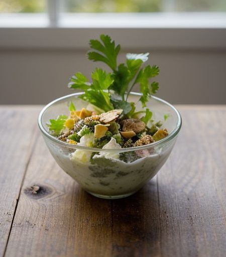 Hot Perch Salad recipe image