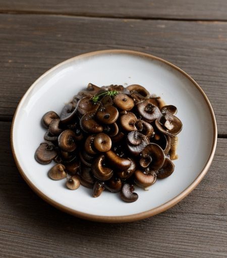 Hot Pickled Mushrooms recipe image