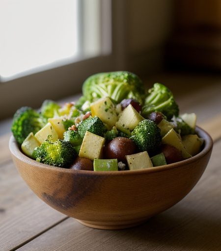 Hot Potato and Broccoli Salad recipe image