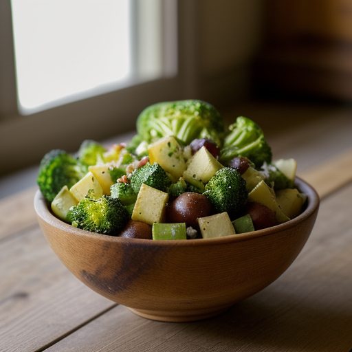 Hot Potato and Broccoli Salad recipe image