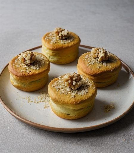 Hot Roquefort Canapes recipe image