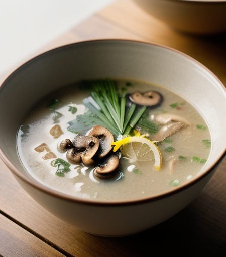 Hot & Sour Mushroom Soup (Tom Yam Het recipe image