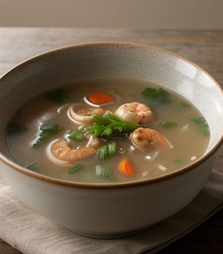 Hot & Sour Seafood Soup recipe image