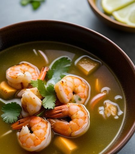 Hot & Sour Shrimp Soup recipe image