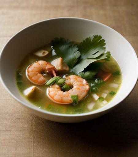 Hot & Sour Shrimp Soup (Thai recipe image