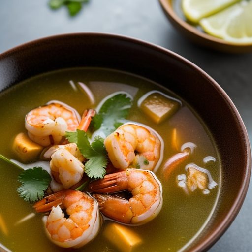 Hot & Sour Shrimp Soup recipe image