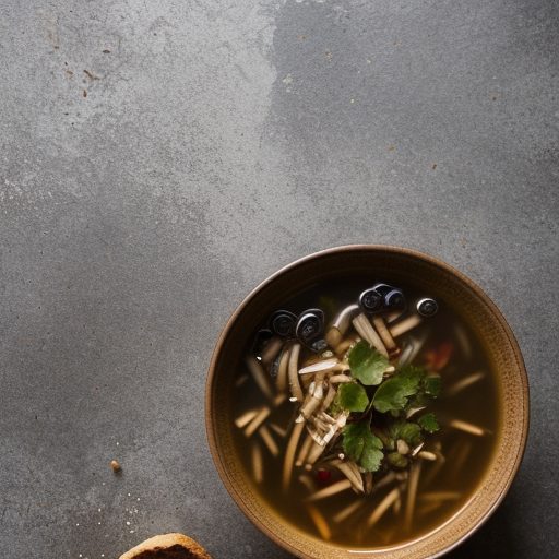 Hot & Sour Soup (Opt. Ovo recipe image