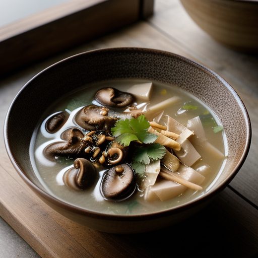 Hot & Sour Soup ** (Vgpm51 A recipe image