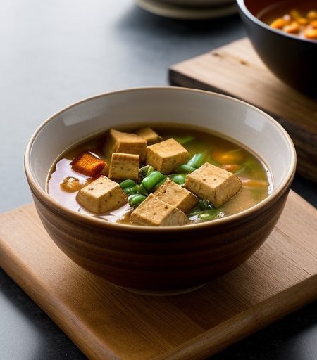 Hot & Sour Soup With Tofu recipe image