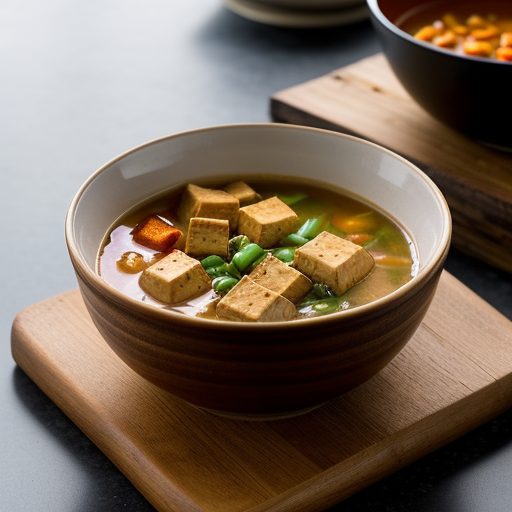 Hot & Sour Soup With Tofu recipe image