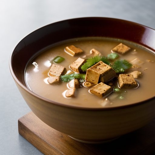Hot & Sour Soup With Tofu recipe image