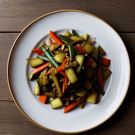 Hot & Sour Stir-Fried Vegetables recipe image