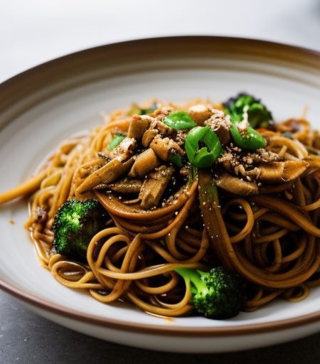 Hot & Spicy Noodles With Vegetables recipe image