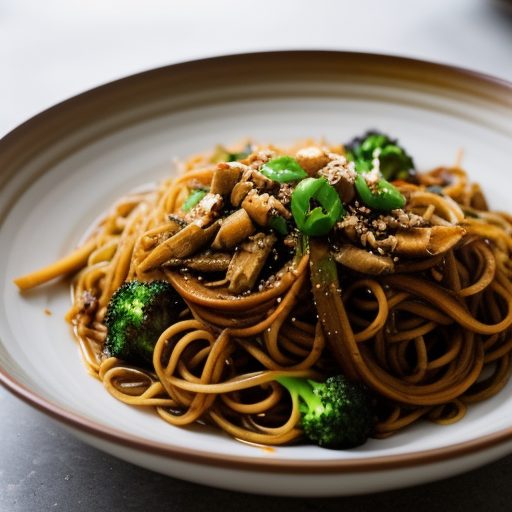 Hot & Spicy Noodles With Vegetables recipe image