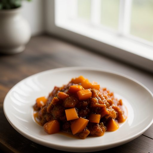 Hot & Spicy Pepper & Apricot Chutney recipe image