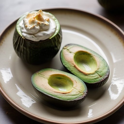 Hot Stuffed Avocados recipe image