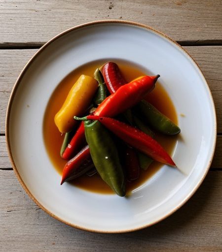 Hot & Sweet Pickled Peppers recipe image