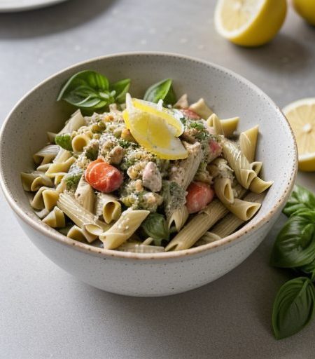 Hot Tuna Pasta Salad recipe image