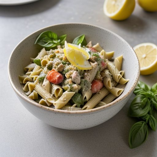 Hot Tuna Pasta Salad recipe image