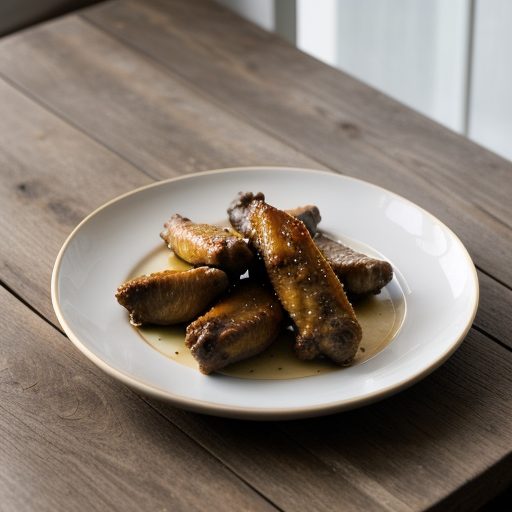 Hot and Garlicky Chicken Wings recipe image