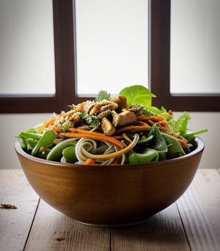 Hot and Sour Vermicelli Salad (Yam Wun Sen recipe image
