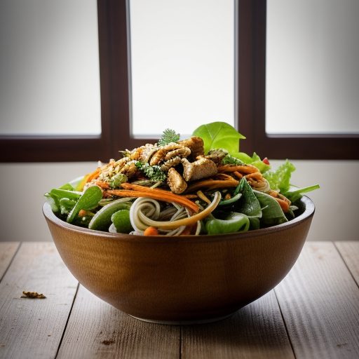 Hot and Sour Vermicelli Salad (Yam Wun Sen recipe image