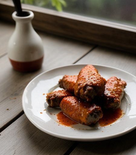 Hot and Spicy Chicken Wings recipe image