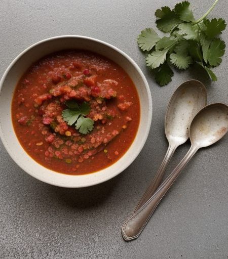 Hot and Spicy Tomato Salsa recipe image