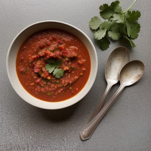 Hot and Spicy Tomato Salsa recipe image