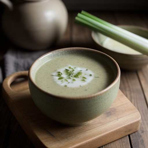 Hot or Cold Leek Soup recipe image