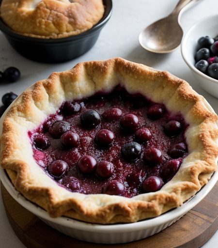 Huckleberry Cobbler recipe image