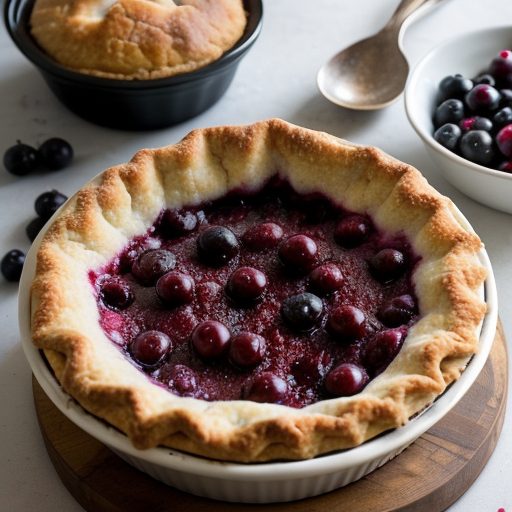 Huckleberry Cobbler recipe image