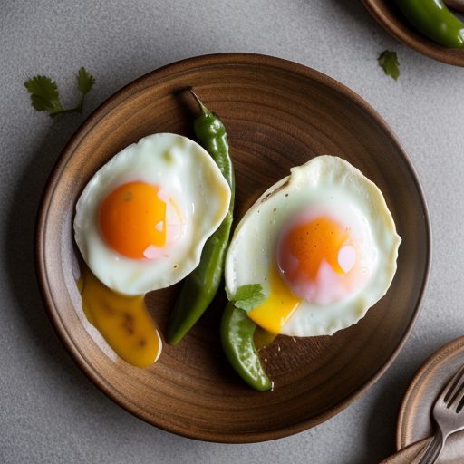 Huevos en Rabo De Mestiza (Poached Eggs in To recipe image