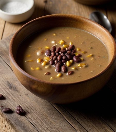 Hulled Corn Soup (Ai recipe image