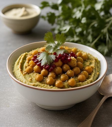 Hummus With Tomato Relish recipe image