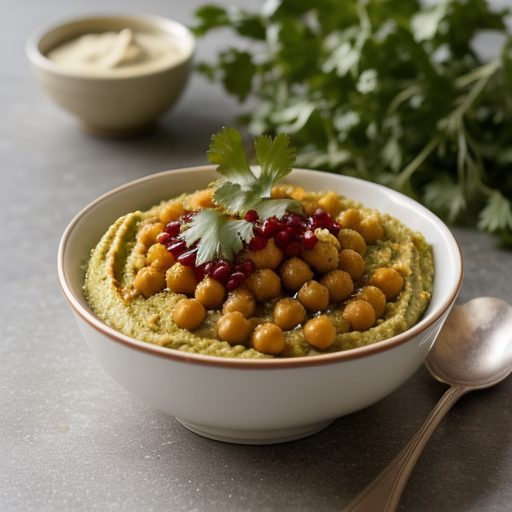 Hummus With Tomato Relish recipe image