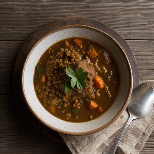 Hungarian Barley Stew recipe image