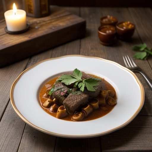 Hungarian Brandy Beef Goulash recipe image