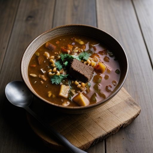 Hungarian Goulash Soup With Spaetzle recipe image